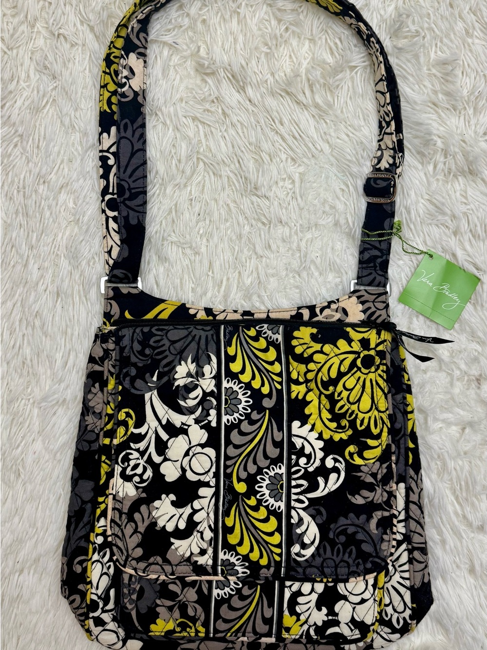 Vera Bradley Baroque Floral Shoulder Bag NWT